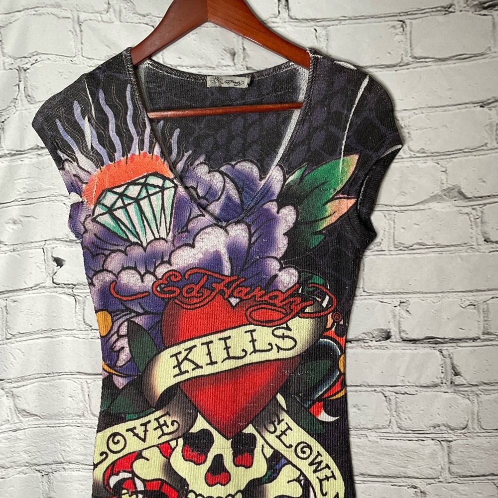 Ed Hardy designer dress - Picture 8 of 10